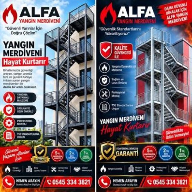Beykoz Yangın Merdiveni, Güvenli Tahliye İçin Doğru Uygulama Nasıl Yapılır?